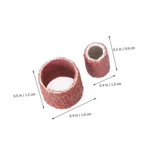 مجموعة حلقات ورق الصنفرة 20 قطعة من PartyKindom للأداة الدوارة المصنوعة من مادة دقيقة وأشرطة تلميع شبكية in Kuwait