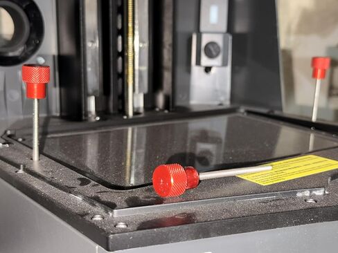 4 عبوات من مسامير براغي المقابض البديلة - جميع المقابض المعدنية المطورة لقفل خزانات ضريبة القيمة المضافة من الراتنج ومسامير مترية M4 * 65 مم طول لـ Elegoo Saturn 4، 4 Ultra، Mars 5، 5 Ultra، Anycubic Photon Mono M5s in Kuwait