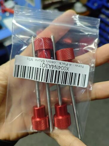 4 عبوات من مسامير براغي المقابض البديلة - جميع المقابض المعدنية المطورة لقفل خزانات ضريبة القيمة المضافة من الراتنج ومسامير مترية M4 * 65 مم طول لـ Elegoo Saturn 4، 4 Ultra، Mars 5، 5 Ultra، Anycubic Photon Mono M5s in Kuwait