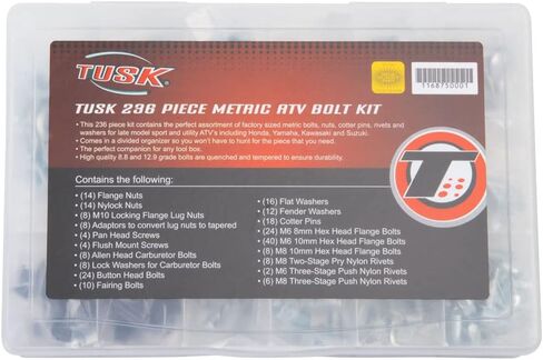 Tusk 236-Piece Metric ATV Bolt Kit in Saudi Arabia