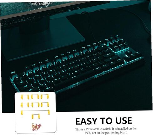 Ergonomic Typing Keyboard Stabilizer Screw Satellite Shaft for Mechanical Keyboard Mount Plate in Saudi Arabia