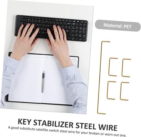 1set Custom PCB Steel Wire for Satellite Keycap Stabilizer Stainless Steel Design Compatible Keyboards Reduces Shaking in Saudi Arabia