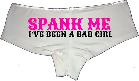 Spank Me لقد كنت سراويل فتيات سيئة-شورت غنيمة قطن لا شيء ، والملابس الداخلية منخفضة الارتفاع للزوجات الخاضعة in Kuwait
