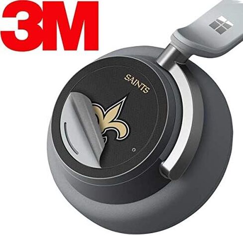Skinit Decal Audio Skin Compatible with Surface Headphones - Officially Licensed NFL New Orleans Saints Team Jersey Design in Saudi Arabia