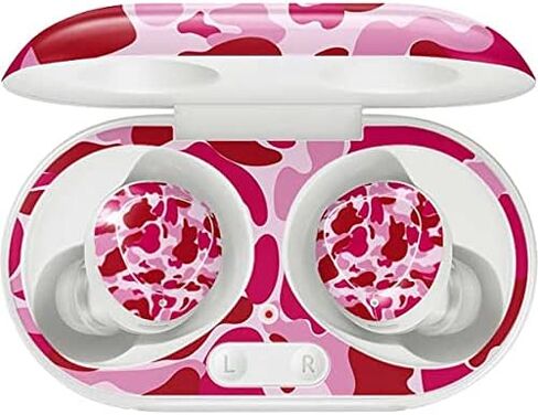 Skinit Decal Audio Skin Compatible with Galaxy Buds+ - Officially Licensed Skinit Originally Designed Pink Street Camo Design in Saudi Arabia