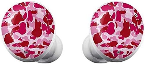 Skinit Decal Audio Skin Compatible with Galaxy Buds+ - Officially Licensed Skinit Originally Designed Pink Street Camo Design in Saudi Arabia