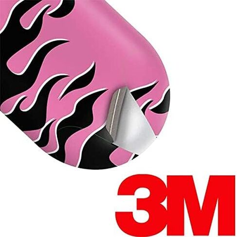 Skinit Decal Audio Skin Compatible with Galaxy Buds+ - Officially Licensed Skinit Originally Designed Pink Flames Design in Saudi Arabia