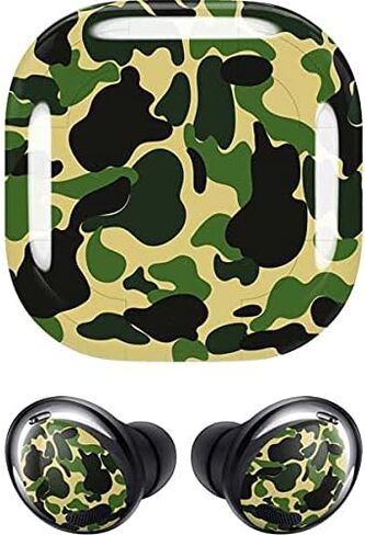 غلاف صوتي من Skinit متوافق مع Galaxy Buds Pro، مصمم في الأصل بتصميم مموه باللون الأخضر للشارع in Saudi Arabia