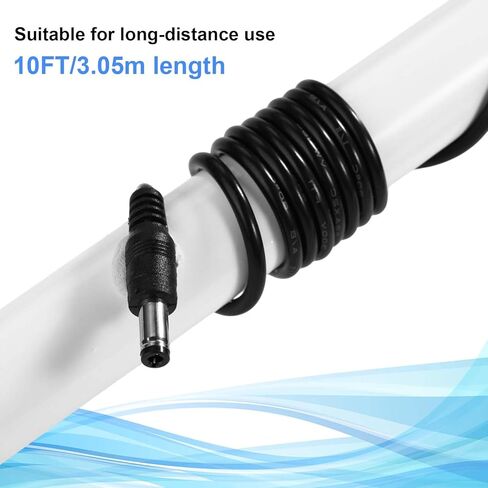 12V AC Power Cord for Keyboard Piano Yamaha, 9.84 Feet /3m Portable Keyboard AC Adapter Charger Replacement Compatible with Yamaha PSR, YPG, YPT, DGX, DD in Saudi Arabia