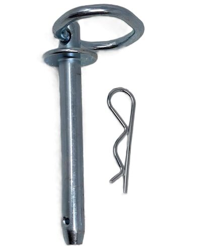 Heavy Duty Hitch Pin with Retainer Clip – 1/2" Diameter x 5" Length – Universal Tractor & Equipment Hitch Pin in Saudi Arabia