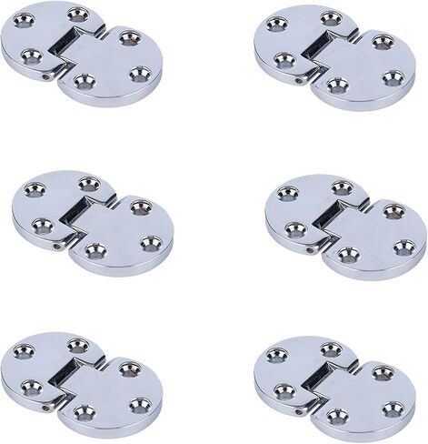 Flap Hinge Furniture Accessory 6pcs Flip Hinge Folding Zinc Alloy Butt Hinges Furniture Hardware Fittings for Wardrobe Drawer in Kuwait