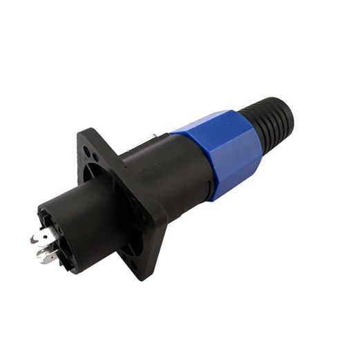 موصل مكبر الصوت قفل التوصيل والمقبس 4 دبوس ذكر متوافق مع محول الصوت الأزرق 1 قطعة in Kuwait