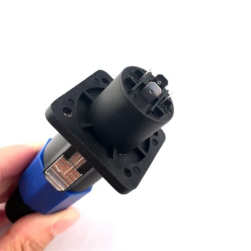 موصل مكبر الصوت قفل التوصيل والمقبس 4 دبوس ذكر متوافق مع محول الصوت الأزرق 1 قطعة in Kuwait