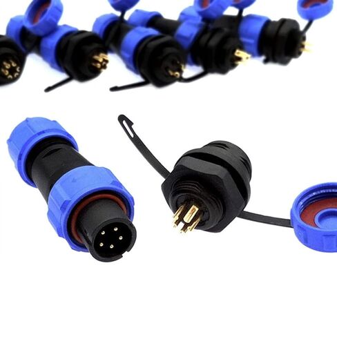 SP1310 SP1312 Connector SP13 IP68 Connectors Plug and Socket 1Pcs(4P) in Saudi Arabia