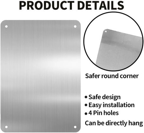 لافتة سهم لأسفل لإغلاق المياه الرئيسية - تحذير من الألومنيوم للسلامة، داخلي وخارجي للمنزل والمكتب 8 بوصة × 12 بوصة (أحمر)، أسود-5 in Kuwait