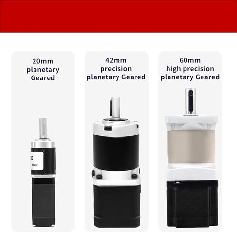 57mm Nema 23 2-4A Hybrid Stepper Motors with Gear Ratio 1:4-1:100 Planetary Speed Reducer Gearbox Robot 3D Printer(Reduction Ratio 50,57X55mm) in Saudi Arabia