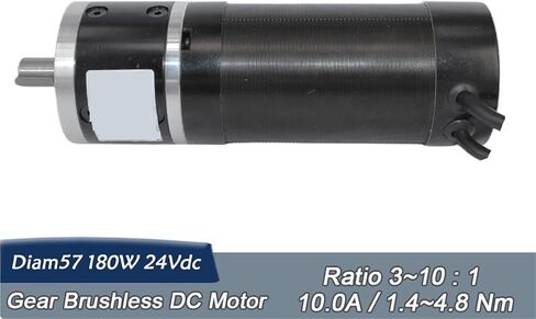 Gearbox Reducer Ratio 5:1 15Arcmin NEMA23 24V 180W 4000Rpm Brushless DC Motor BLDC in Kuwait