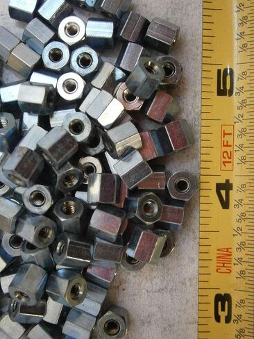 New Pack of 2330 Female Standoffs 1/4" Hex x 1/4" 4-40 Brass Nickel Lot of 25#3922 Multi-Purpose Comprehensive Hardware Fastener Assortment Kit WnyNEH06962 in Saudi Arabia