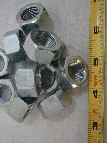 New Pack of Finish Hex Nut 5/8-18 Steel Zinc Plated Lot of 10#1232 Multi-Purpose Comprehensive Hardware Fastener Assortment Kit WnyNEH06516 in Saudi Arabia