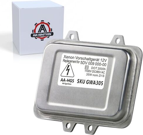 HID Xenon Headlight Ballast - وحدة التحكم - يستبدل 307 329 115، 8e0 907 391b، 1307 329 098 - متوافق مع Audi، Cadillac والمزيد - A4، S4، RS4، A3، DTS، MKX، 9-7x، C300 in Kuwait