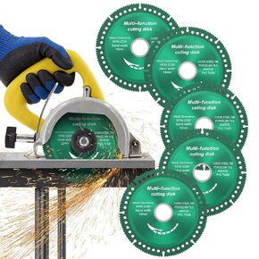 5 Pack Indestructible Disc for Grinder, 4 Inch Indestructible Grinding Discs for Angle Grinder 7/8 inch - Cut Everything in Seconds, Ceramic Cutting Discs for Various Materials (Green) in Kuwait