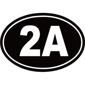 Decaltor Pink 2A 2nd Amendment Vehicle & Property Protected by 2A Vinyl Decal Sticker Car Truck Van SUV Window Wall Cup Laptop 3'' X 5'' in Kuwait