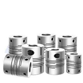 2 قطعة اقتران الخط المتوازي LT D19L25Motor مقرنة العمود المرن سبائك الألومنيوم اتصال التشفير طابعة ثلاثية الأبعاد الأخدود كاردان (LT-D-D19L25 6X8) in Kuwait