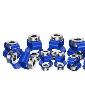 2pcs Cloweit LS Dia 27mm Length 30mm Back Pressure Double Loop Couple Flexible Alumnum Alloy Encoder Coupling(4mmX6m) in Kuwait