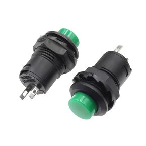 5/10pc Push Button Switch, DS-427/428 12mm Momentary Switch Self-Lock Off-ON Self-Reset(Green,Self Reset,10PCS) in Kuwait