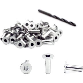 Stainless Steel Protective Sleeves for 1/8" 5/32" or 3/16" Deck Cable Railing, Wood Posts Protector Grommets DIY Balustrade T316 Marine Grade (50) in Saudi Arabia