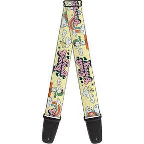 Buckle-Down Peanuts Guitar Strap, Peanuts Snoopy Flying Ace and Woodstock Groovy Quotes Collage, 2 Inches Wide in Kuwait
