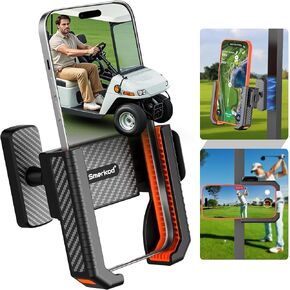Magnetic Golf Cart Phone Holder Mount- Holds Up to 6 LBS, 3s Phone Clip Install,Phone Caddy for iPhone Galaxy Fits EZGO Club Car Yamaha Icon,Golf Cart Accessories Essentials Gift in Saudi Arabia