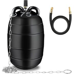 6 بوصة نفخ الأنابيب التوصيل المجاري اختبار المكونات مع 39.37 "خرطوم وسلسلة، نفخ البالون المطاط المكونات لاختبار ضغط المياه، وحجب تدفق المياه، وفحص تسرب الأنابيب in Kuwait