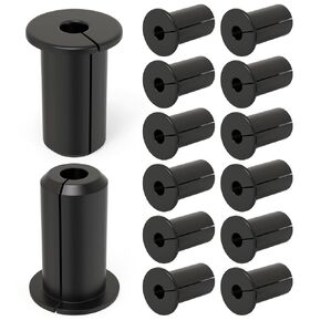 15 قطعة حلقات كابل سوداء مقاس 3/4 بوصة، يمر كابل الحائط من خلال حلقات السيليكون لحماية الحبل in Kuwait