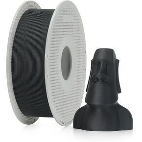Bambu Lab Matte PLA Filament for 3D Printer, Smooth Matte Finish, 3D Printing PLA Filament, No Deformation and Tangle, AMS Compatible 3D Printing Material with Spool, Charcoal in Kuwait