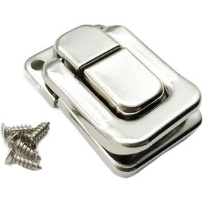 Latch Lock Jewelry Chest Gift Wine Wooden Box Case Toggle Latch Suitcase Hasp Leather Bag Handbag Purse Closure Lock with Screws in Saudi Arabia