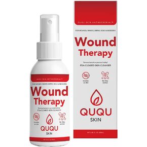 بخاخ شفاء البشرة للإسعافات الأولية من QUQU - طبيعي وغير سام مع درجة حموضة متوازنة، بدون لسعة، خالي من الكحول | للبشرة الحساسة أو المعرضة للاحمرار (3.8 أونصة سائلة) in Kuwait