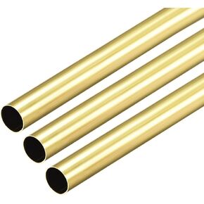 3Pcs Seamless Brass Round Tubing 1mm to 10mm OD 0.2mm ID 300mm Length(4mm OD) in Kuwait