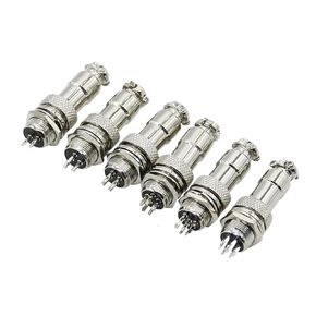 Fengpeng 5/10/20Set GX12 2 3 4 5 6 7Pin مقبس توصيل الطيران موصل دائري مقاوم للماء (20 مجموعة (ذكر أنثى)، 6p) in Kuwait