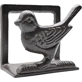Exquisite Vintage Cast Iron Napkin Holder With Playful Standing Animal Motif - Birdie Napkin Holders are suitable for kitchens, restaurants, and parties in Saudi Arabia