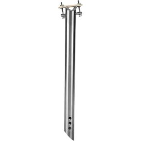 TIBROMTACK Titanium Bike Seatpost 400mm | Ultra-Lightweight | MTB/Road Bike Compatible | Durable 3D Forged Alloy Clamp | Anti-Rust Spline Design in Kuwait