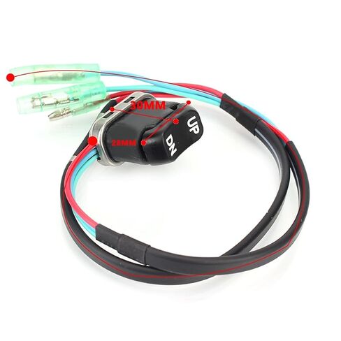 مفتاح زر دفع السيارة لمحرك 4 السكتة الدماغية 703-82563-01-00 ملحقات السفينة مفتاح إمالة الكسوة in Kuwait