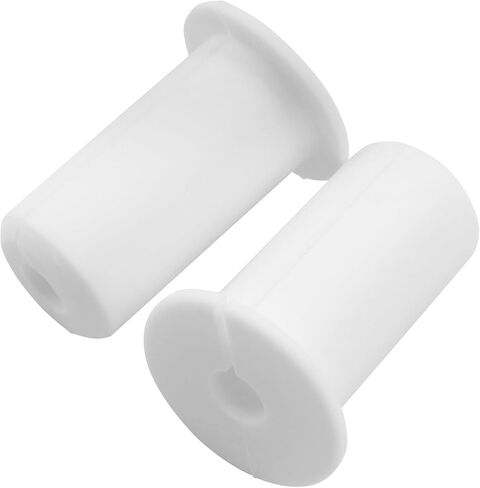 Hordion 2 PCS Wall Grommet، 3/4 "Silicon Wall البطانات المقاومة للماء لتغذية الكابل من خلال حلقة البطانة لملحقات مجموعة توجيه الكابلات، أبيض in Saudi Arabia