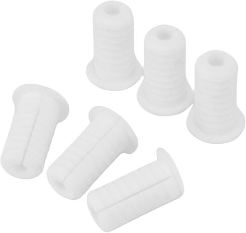 Cable Grommet Set, 6Pcs Rubber Wall Grommet, 7mm Hole Diameter, 3/4in Outer Diameter, White, for Satellite Cables and Wire Protection in Saudi Arabia