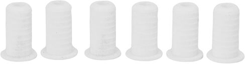 Cable Grommet Set, 6Pcs Rubber Wall Grommet, 7mm Hole Diameter, 3/4in Outer Diameter, White, for Satellite Cables and Wire Protection in Saudi Arabia