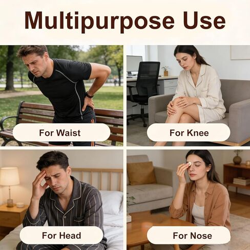 عصا فرك بخار الزنجبيل الحلو تشارلز وارن، بلسم عشبي طبيعي بالكامل، فرك بخار متعدد الأغراض لتدليك اليدين والركبة والرقبة والظهر in Kuwait