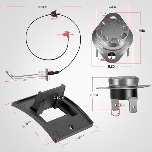 33082 Sail Switch Kit with Bracket + 35100 Electrode Kit + 31091 Limit Switch for Atwood/Hydro Flame/Dometic RV AFS, AFM, AFL, DFM, DFL Furnace in Saudi Arabia