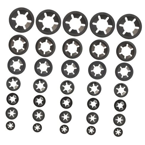 210pcs Carbon Steel Bearing Clamp Retaining Washer Tooth Washers for Use in Saudi Arabia