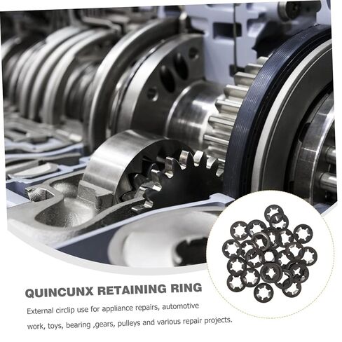 210pcs Carbon Steel Bearing Clamp Retaining Washer Tooth Washers for Use in Saudi Arabia