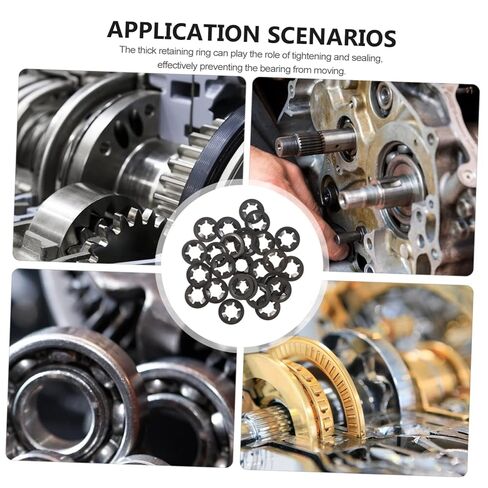 210pcs Carbon Steel Bearing Clamp Retaining Washer Tooth Washers for Use in Saudi Arabia